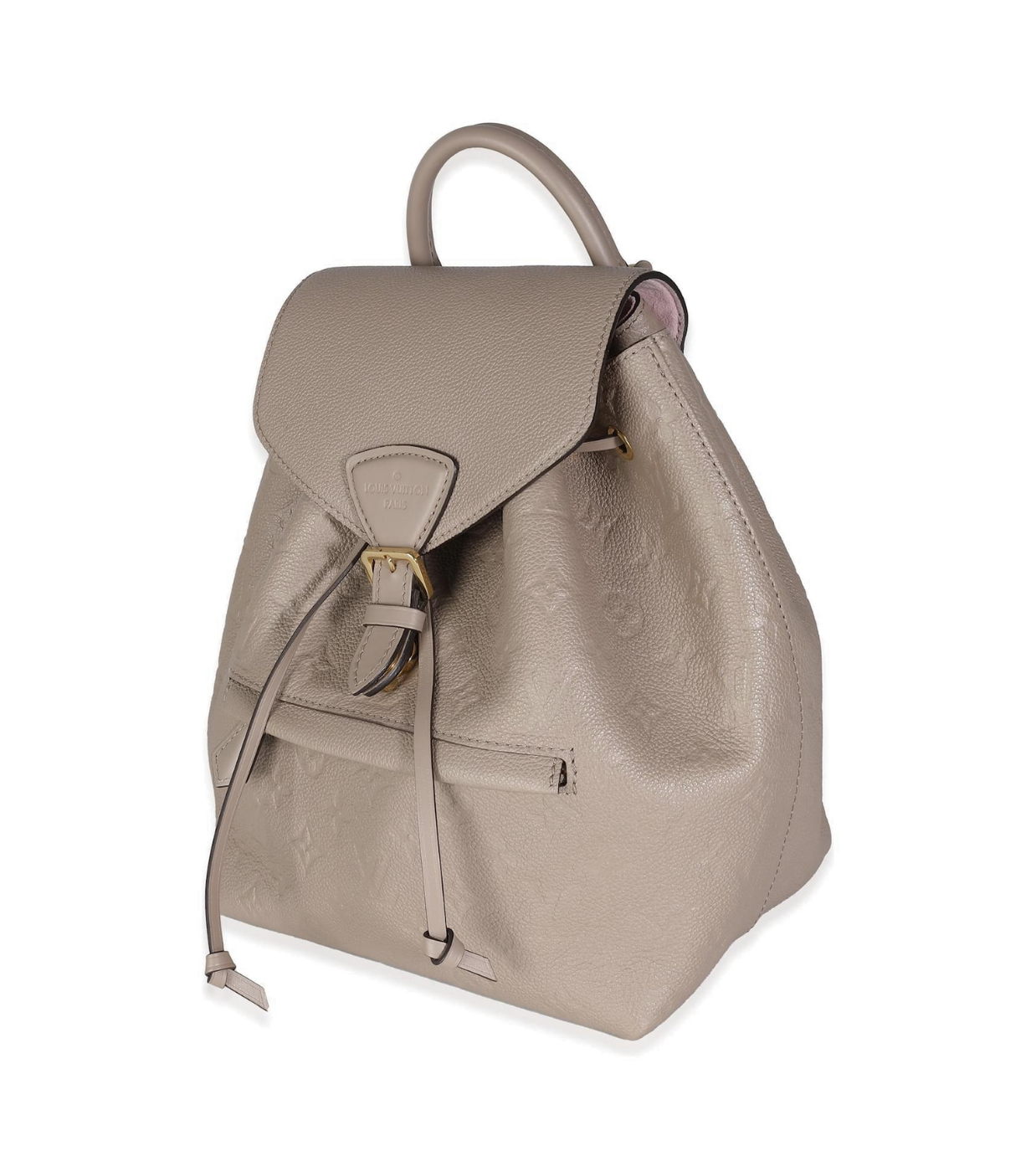 LOUIS VUITTON Montsouris Tourterelle Monogram Empreinte Leather PM Backpack