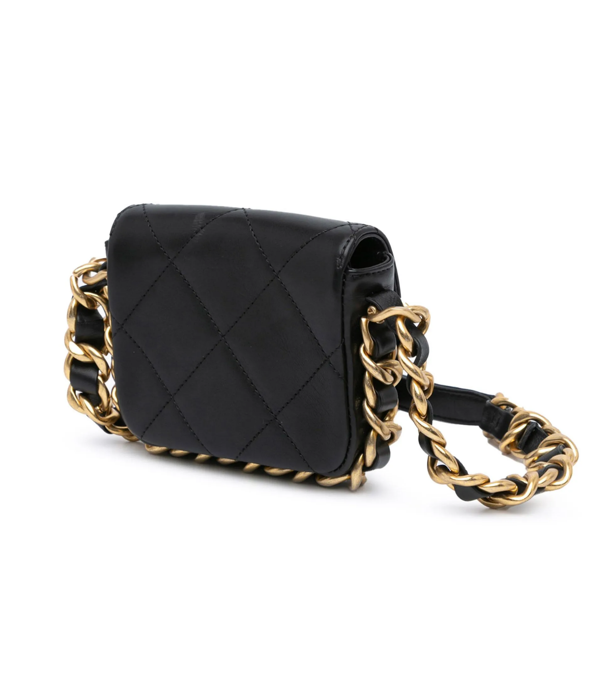 CHANEL Matelasse Flap Calf Leather Mini Shoulder Bag
