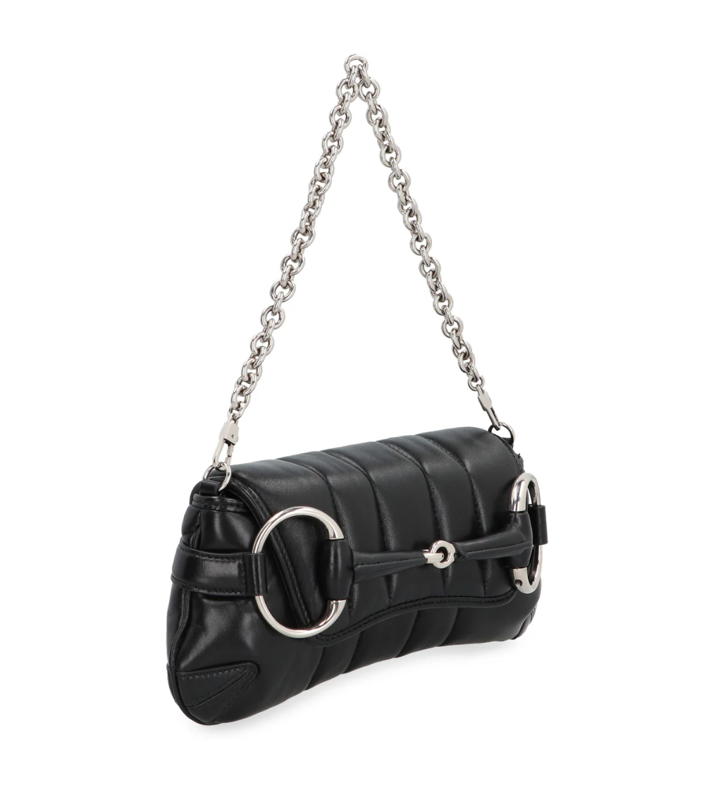 GUCCI Horsebit Shoulder Bag