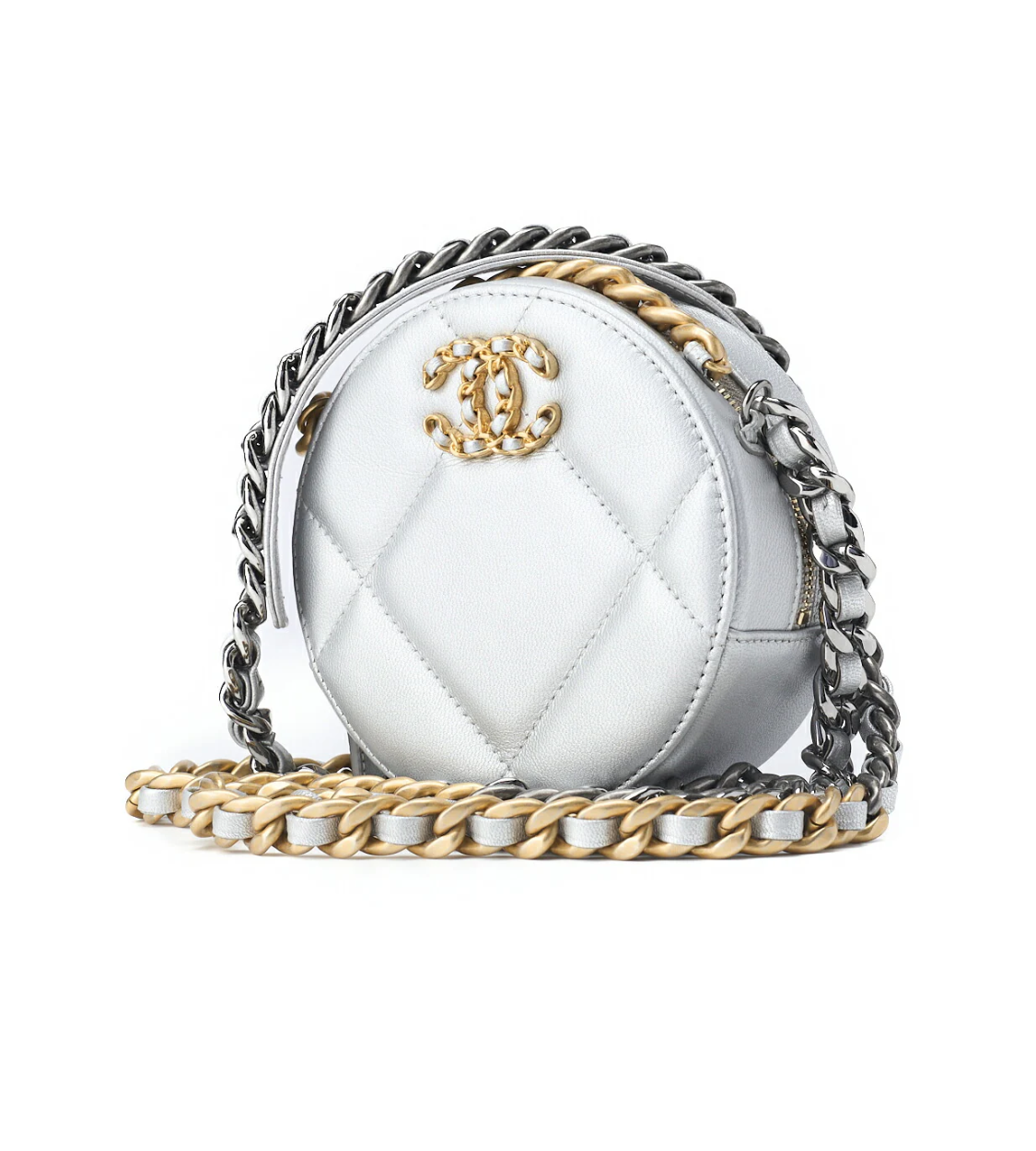 CHANEL 19 Matelasse Lambskin Chain Shoulder Bag