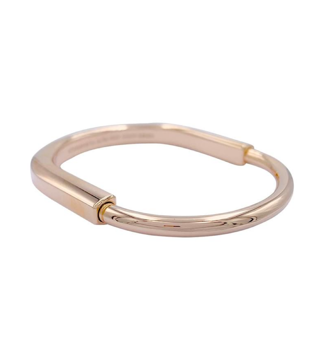 TIFFANY & Co. Lock Bracelet Size S 18K Pink Gold
