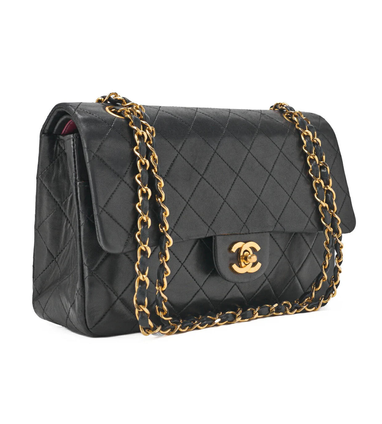 CHANEL Double Flap Chain Shoulder Bag