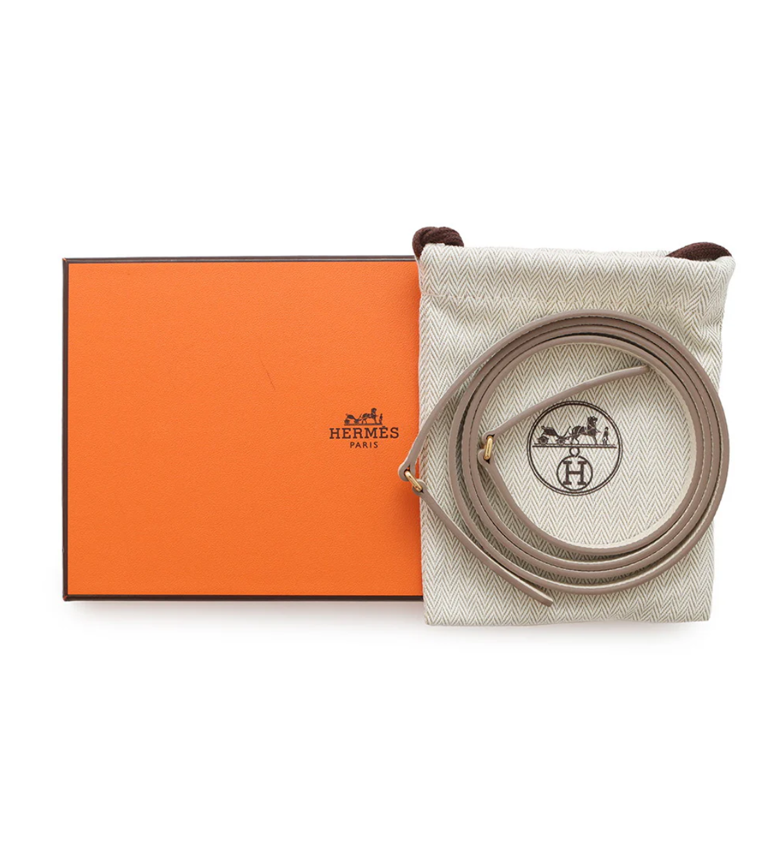 HERMES Kelly Long Wallet Craie Epsom