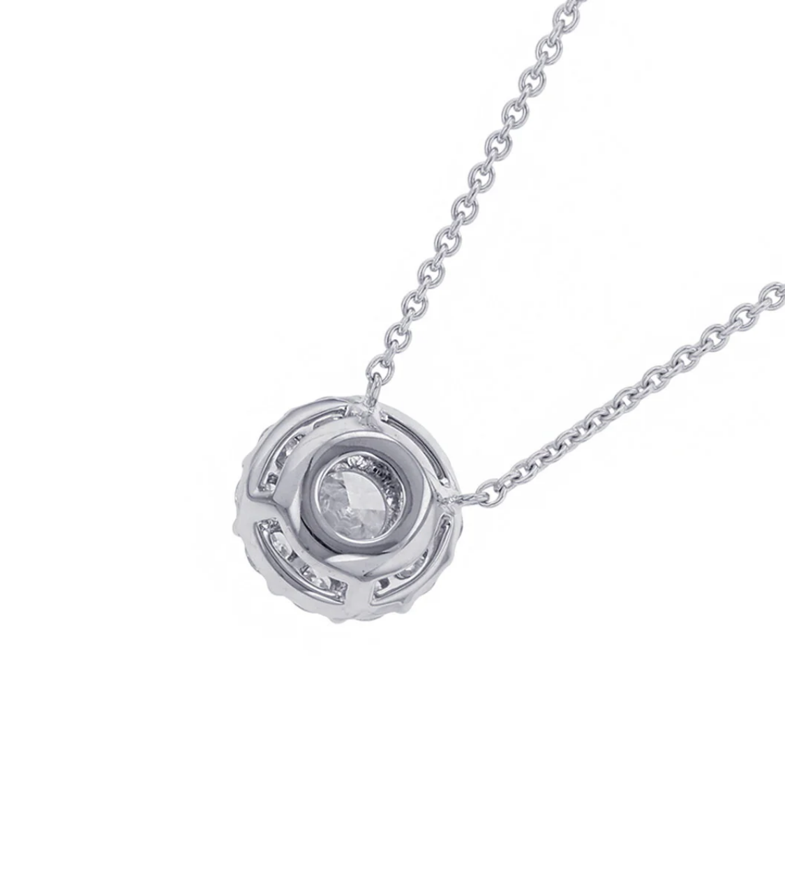 GRAFF Icon Round Diamond 18K White Gold Pendant