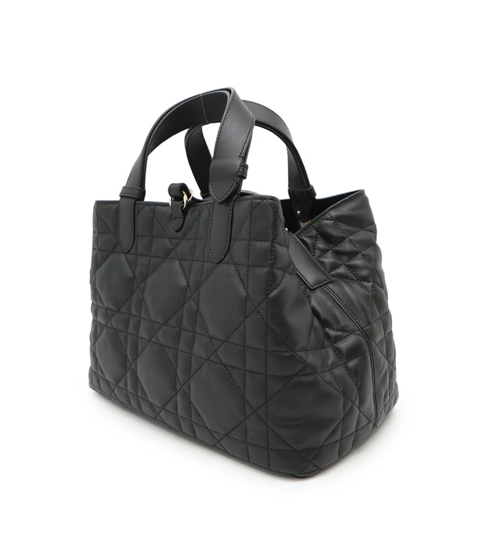 DIOR To Jules Macrocannage Black Calf Leather