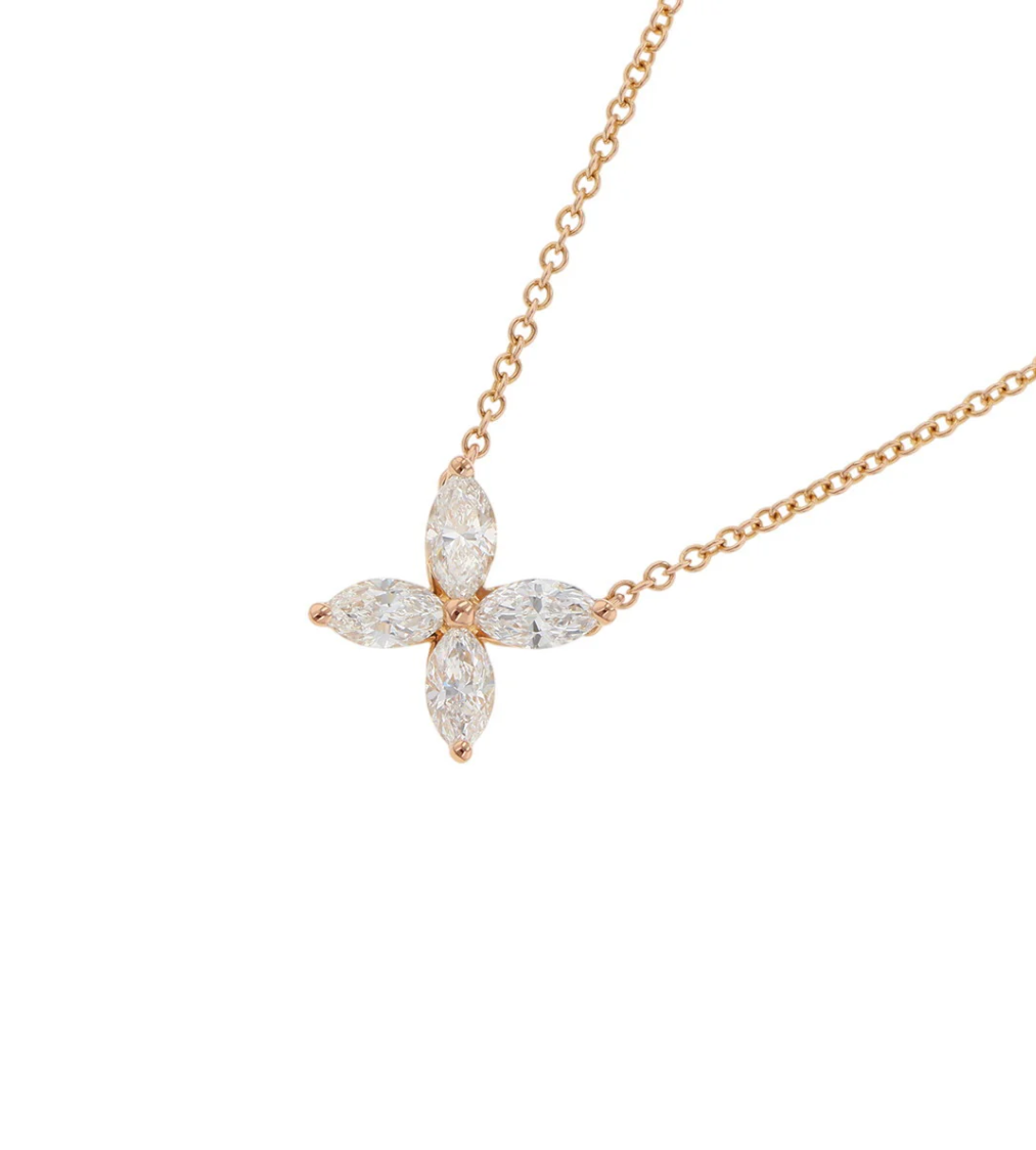TIFFANY & Co. Victoria 18K Pink Gold Medium Pendant