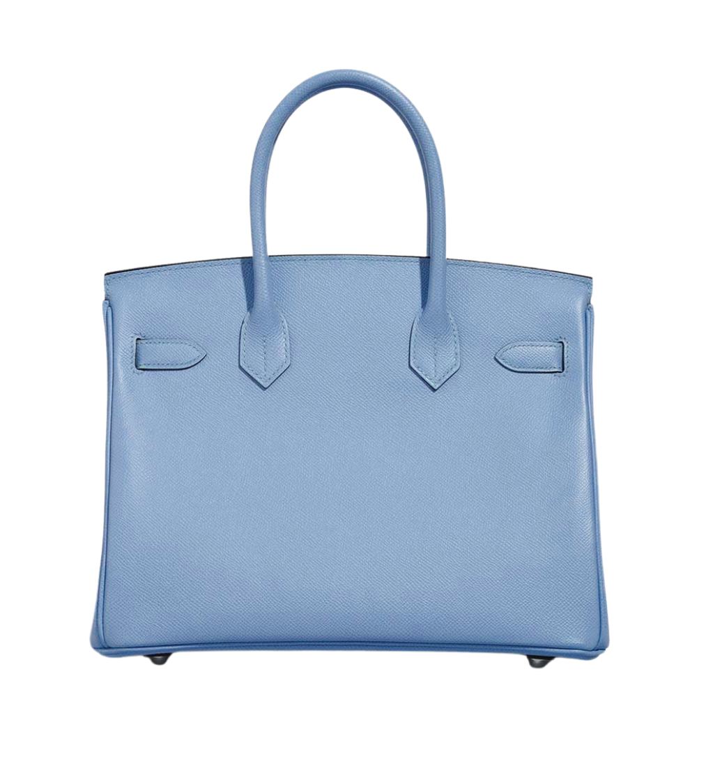 HERMES Birkin 30 Azur Epsom