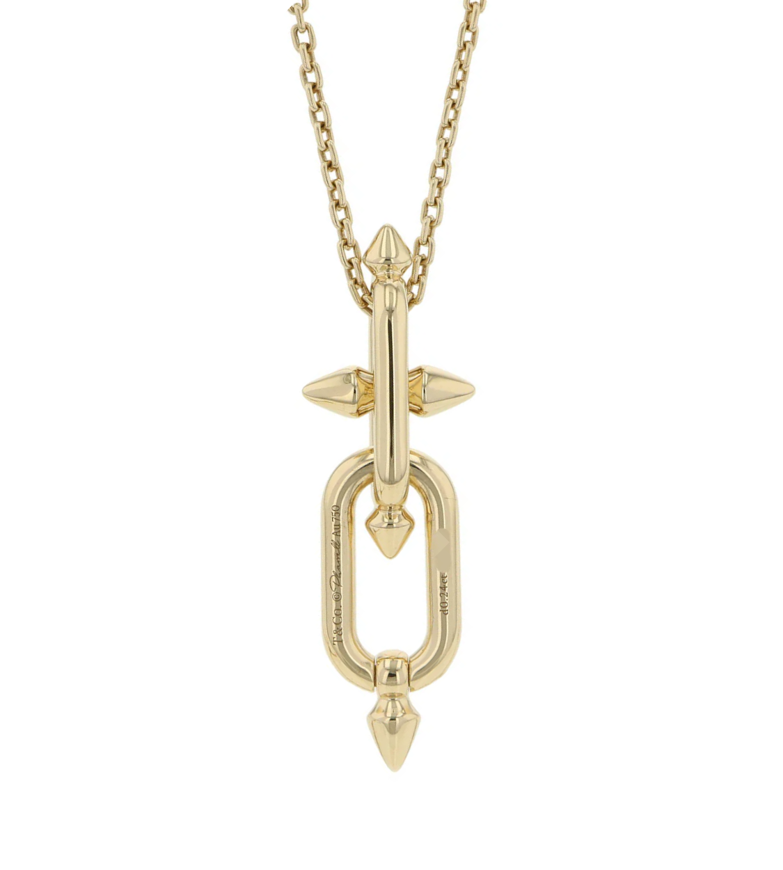 TIFFANY & Co. Titan by Pharrell Williams Pendant 18K Yellow Gold