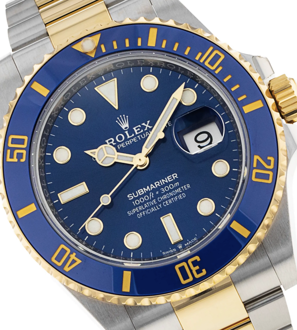 ROLEX Submariner-Date 41mm Stainless Steel/Yellow Gold Blue Dial