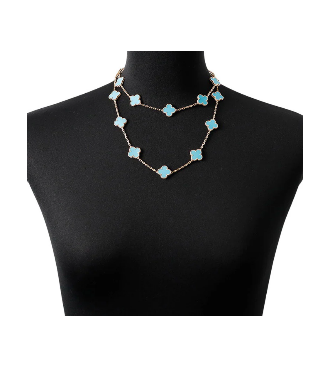 Van Cleef & Arpels Alhambra Long 20 Motifs 18K Yellow Gold Necklace