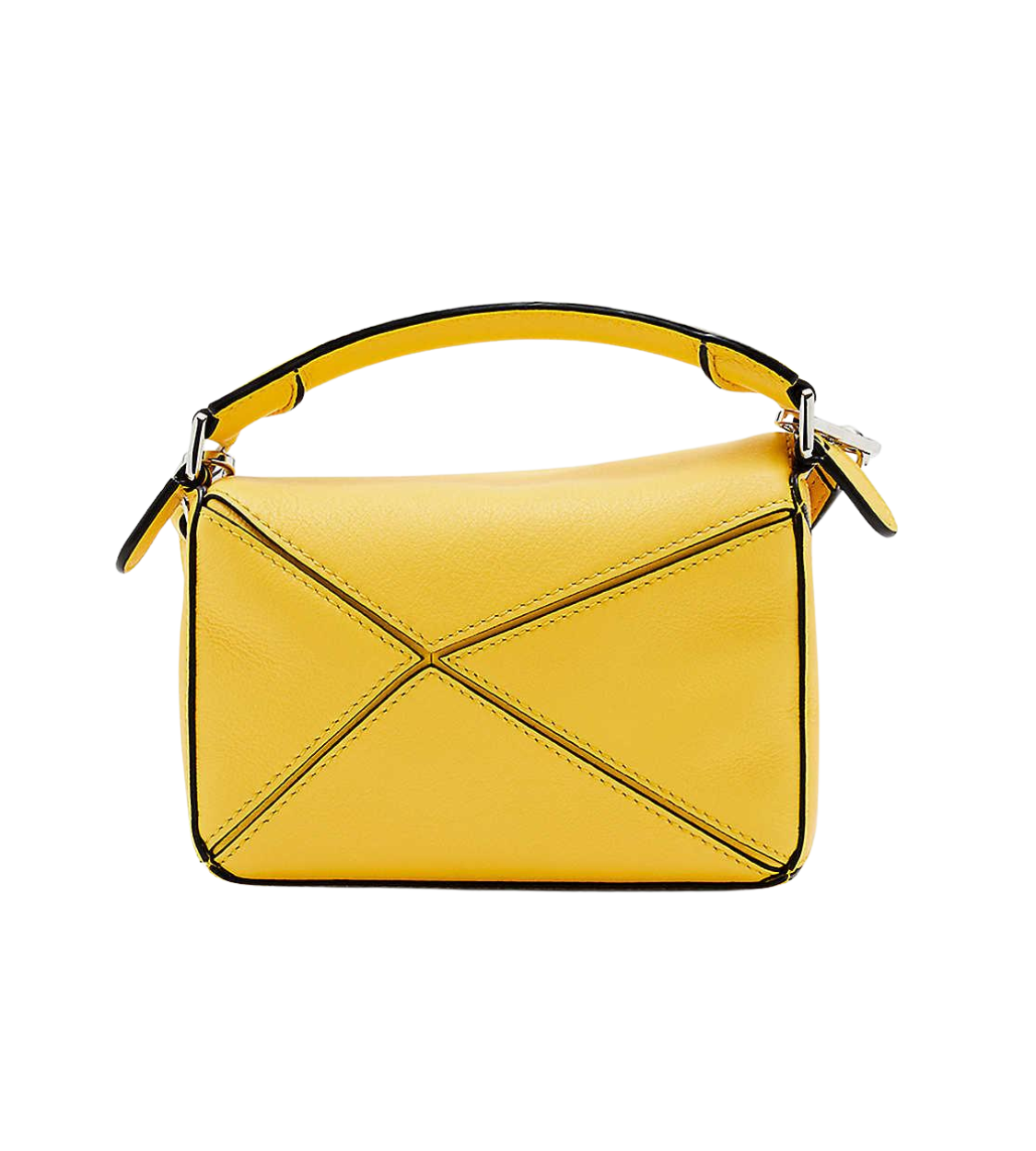 LOEWE Puzzle Bag Ghibli Collaboration Totoro Yellow