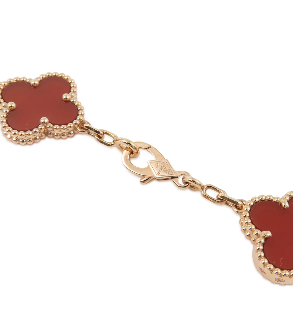 Van Cleef & Arpels Alhambra 5 motifs Pink Gold Bracelet
