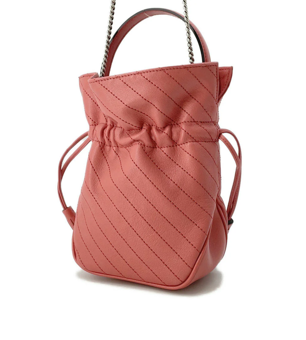 GUCCI Blondie Mini Bucket Pink Shoulder Bag