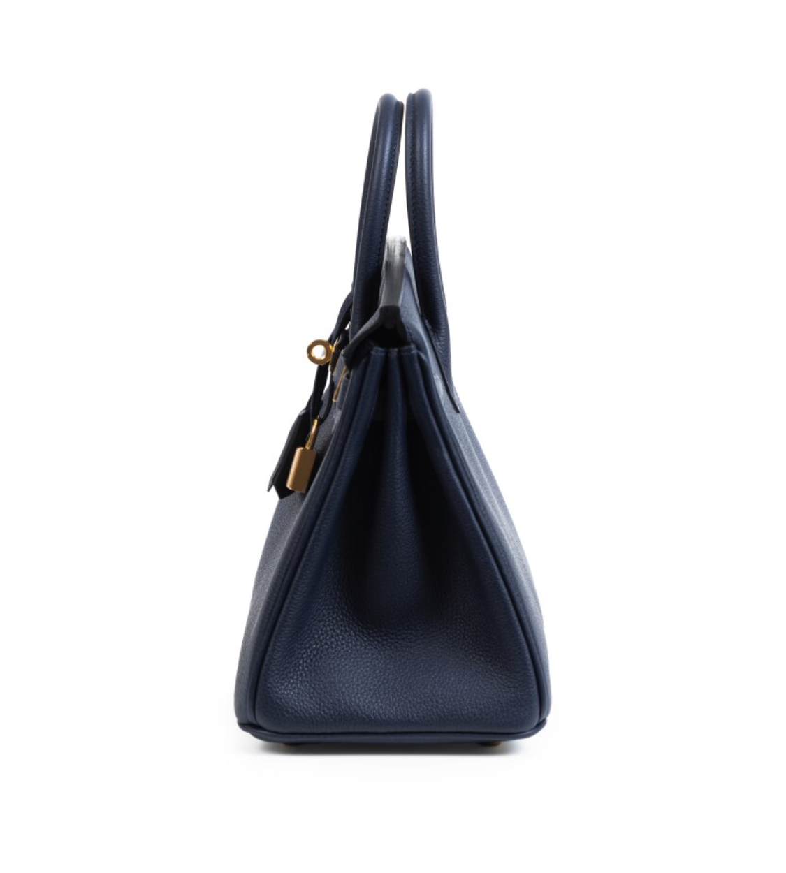 HERMES Birkin 25 Blue Abysse Togo Leather