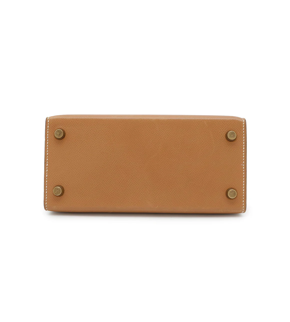 HERMES Mini Kelly Natural Courchevel