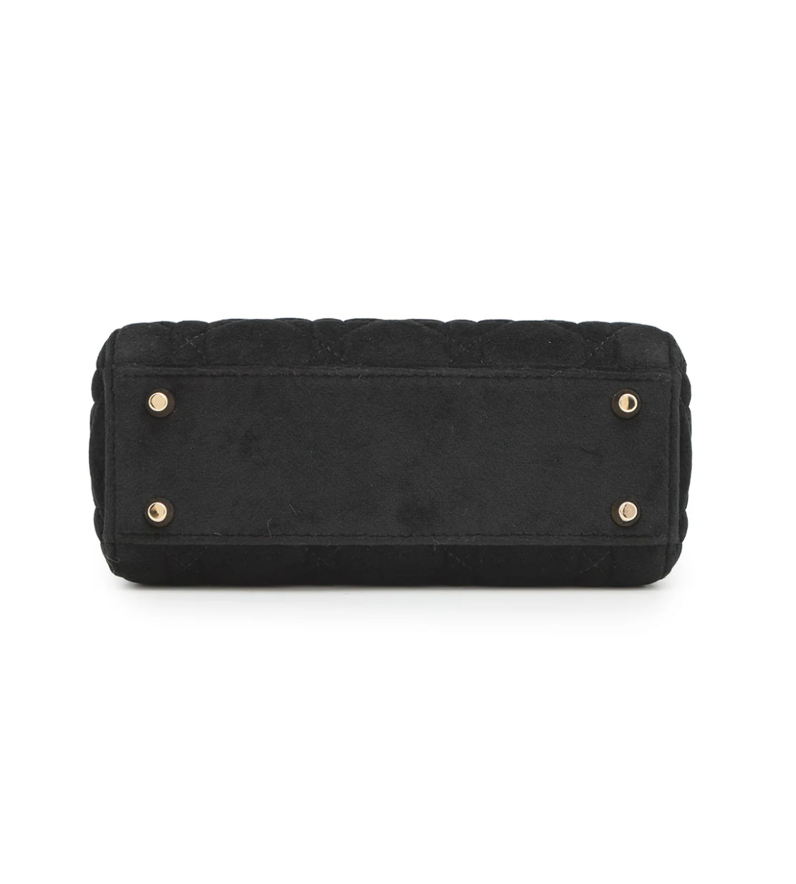 DIOR Lady Dior Black Velour Mini
