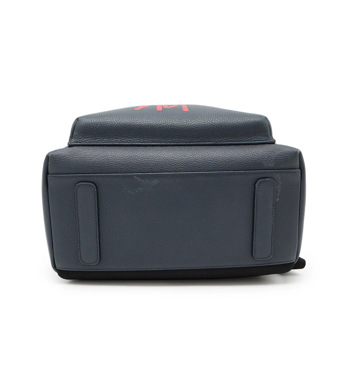 DIOR x Stüssy Navy Leather Backpack