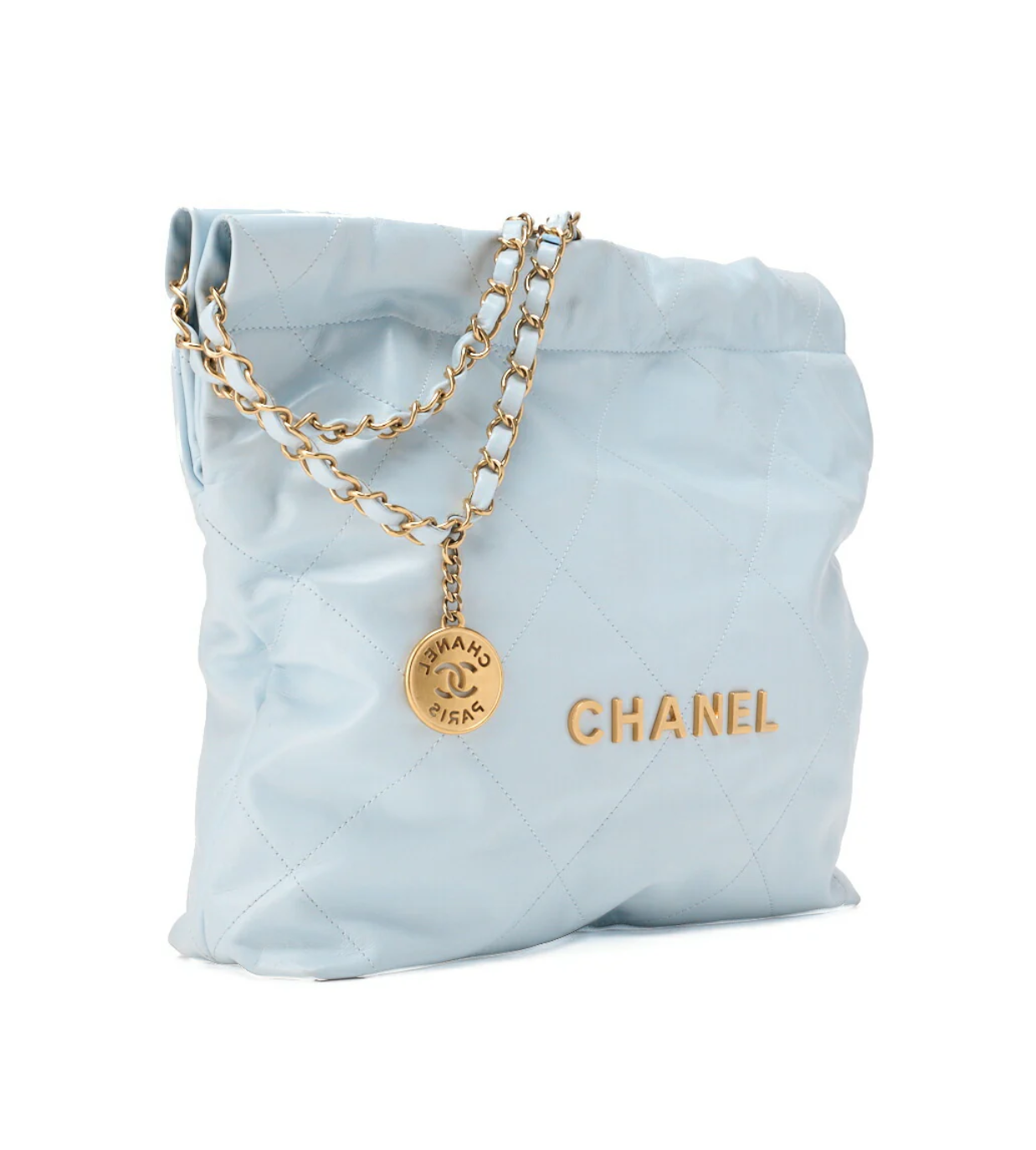 CHANEL 22 Calfskin Mint
