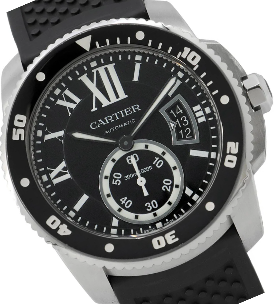 CARTIER Caliber de Cartier Diver 42mm Stainless Steel Rubber