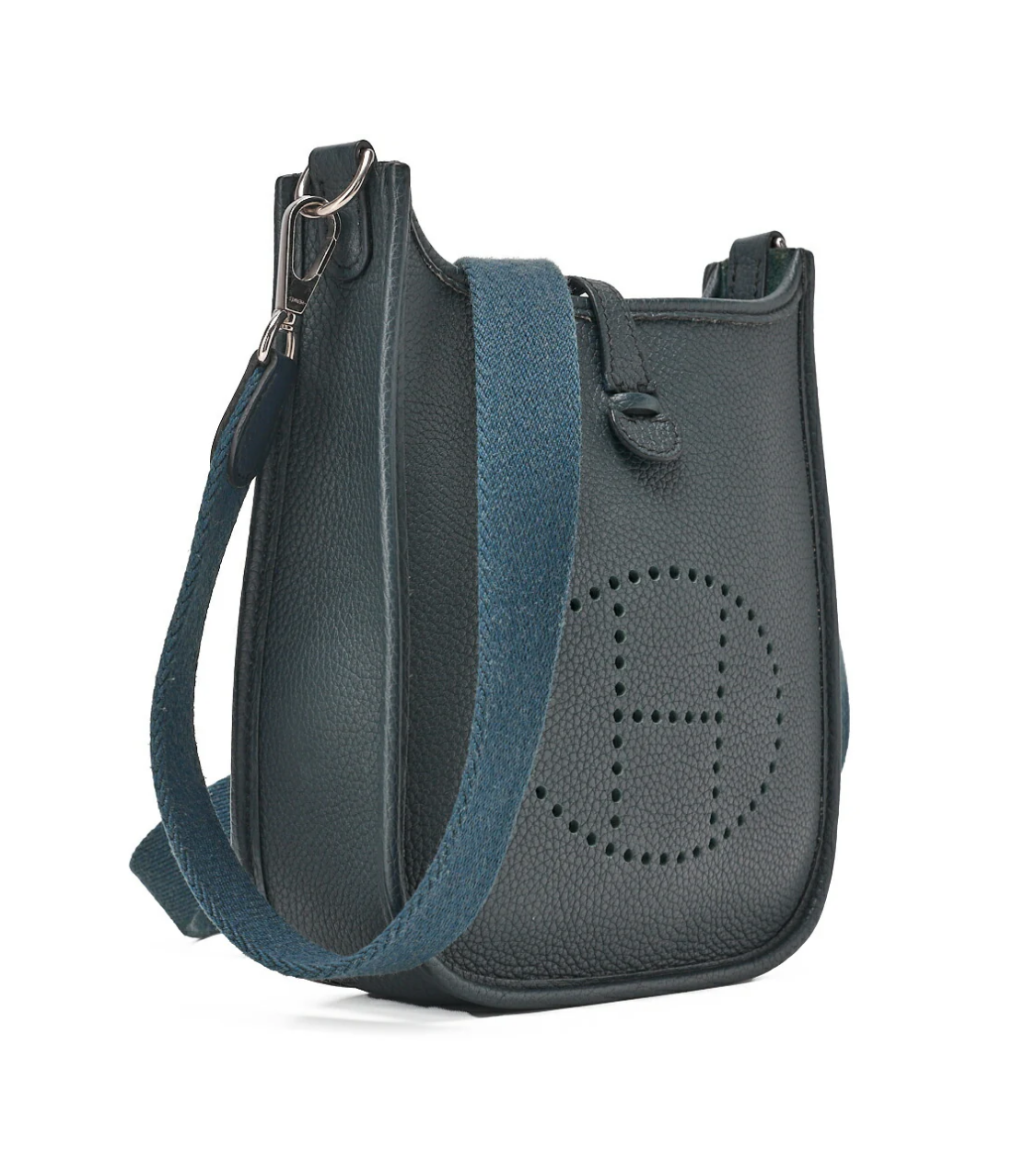 HERMES Evelyn Tryon Clemence Blue Orage