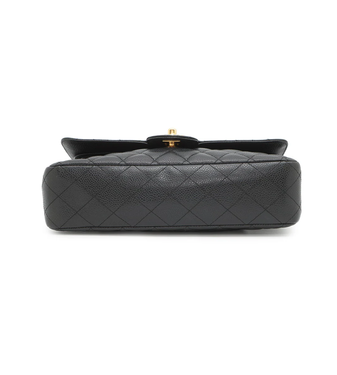 CHANEL 25 Matelasse Double Flap Black Caviar
