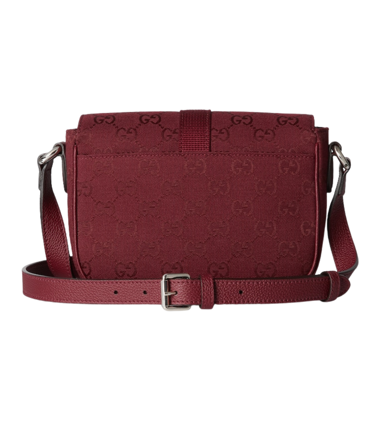 GUCCI GG Canvas Mini Shoulder Bag in Red