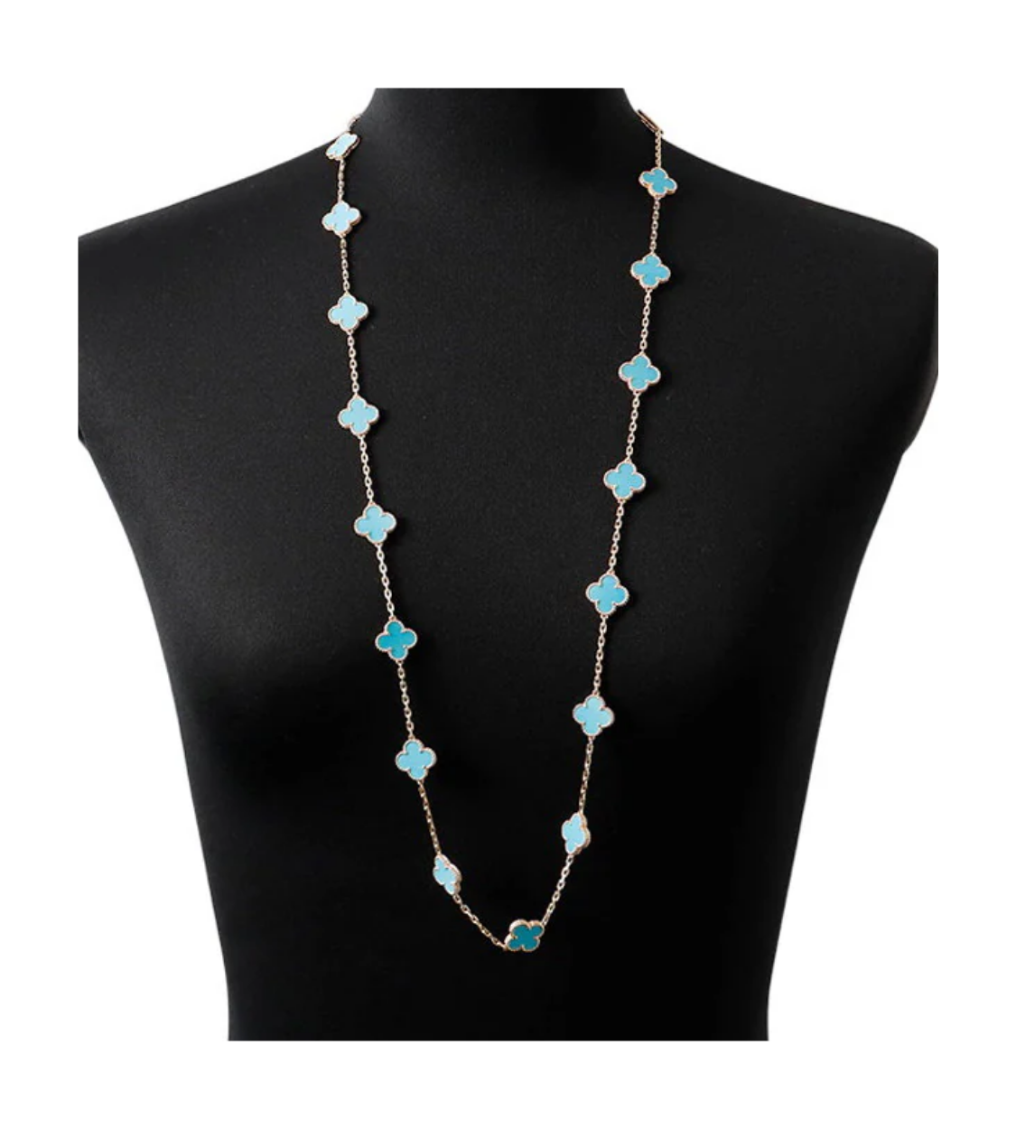 Van Cleef & Arpels Alhambra Long 20 Motifs 18K Yellow Gold Necklace