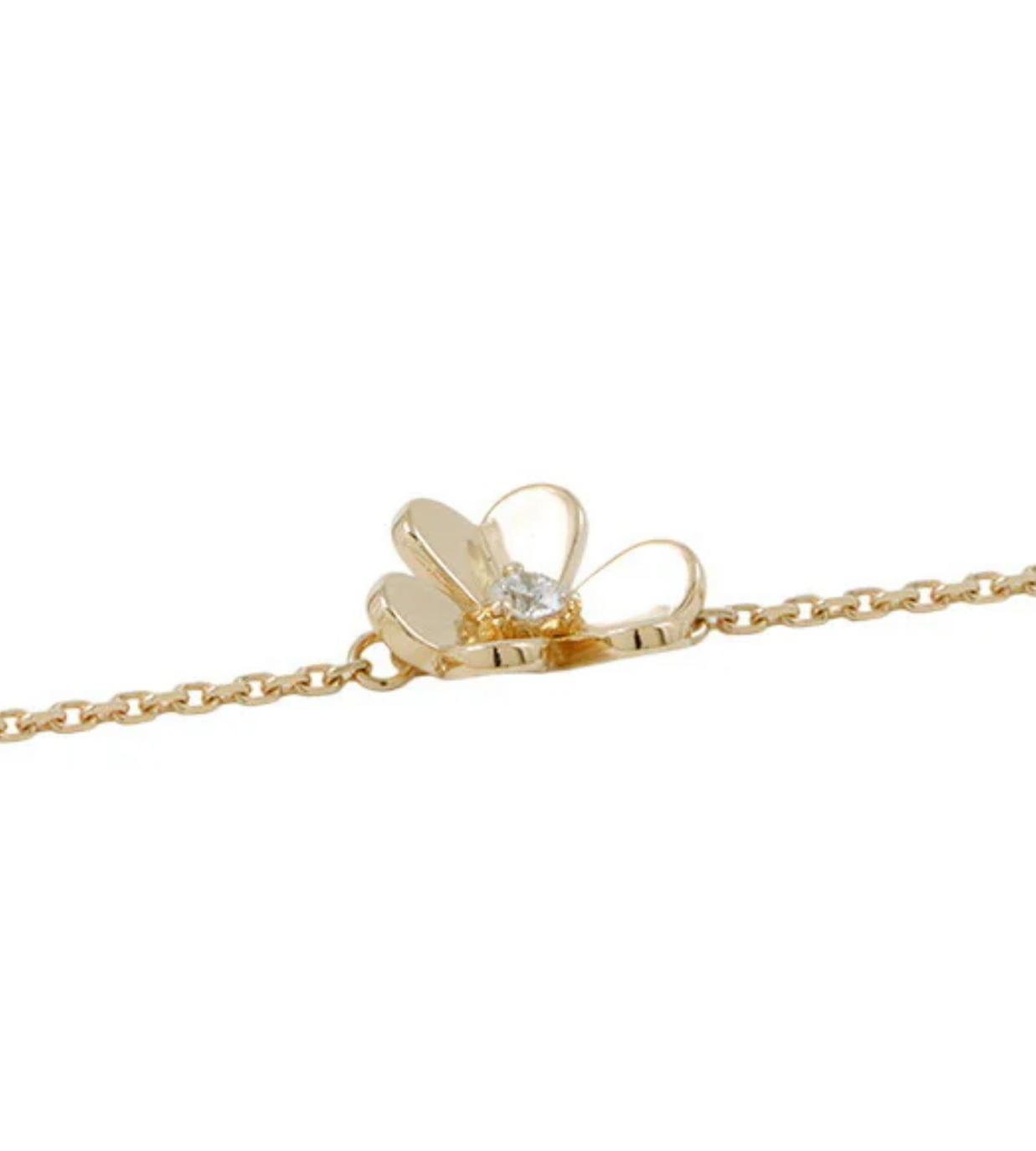 Van Cleef & Arpels Frivole Mini 18K Yellow Gold Bracelet