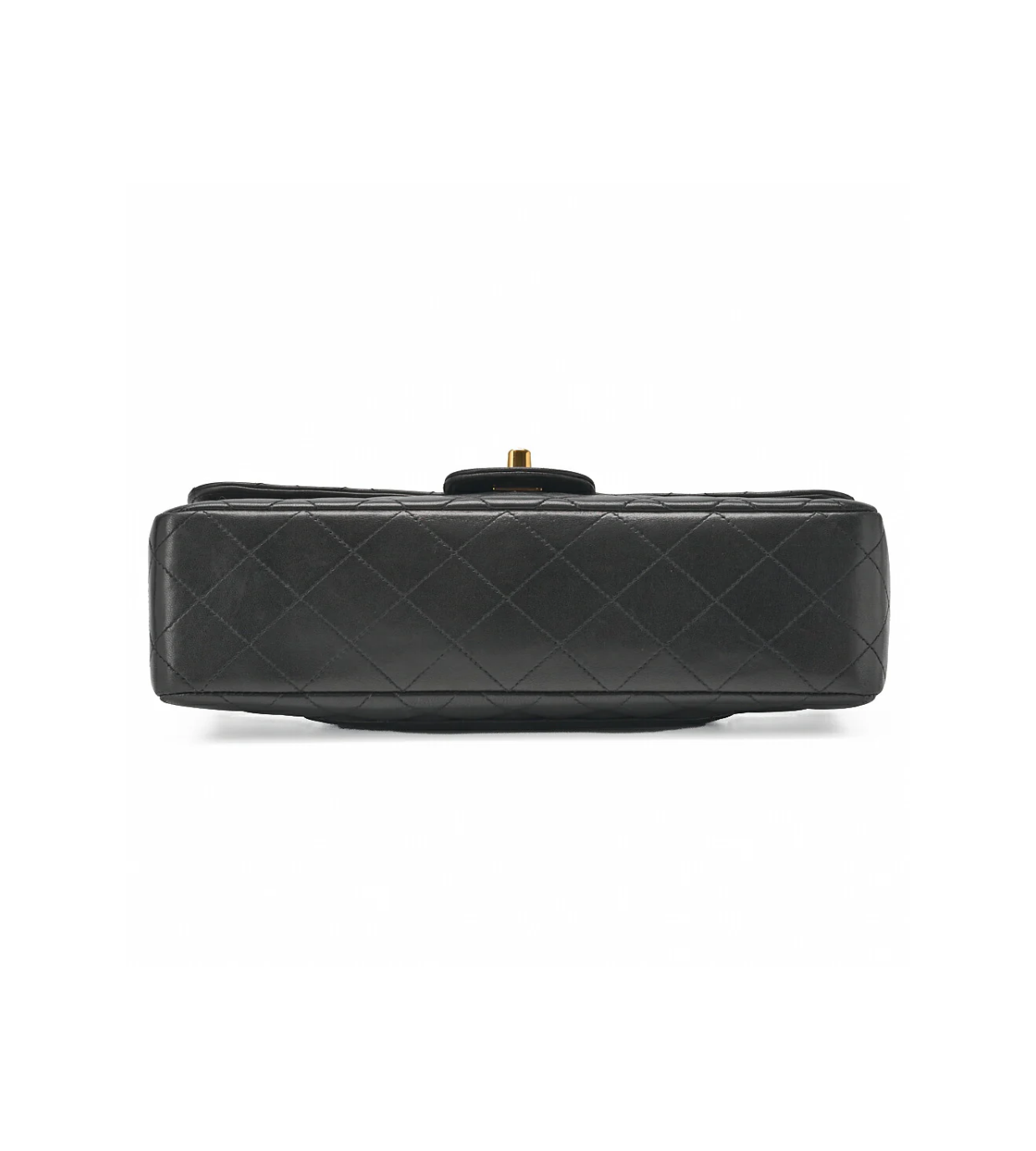 CHANEL Matelasse Coco Parent and Child Lambskin Black Handbag