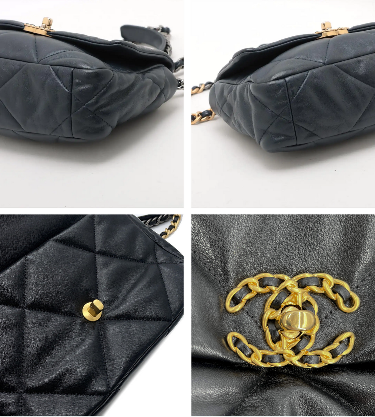 CHANEL 19 Flap Black Lambskin