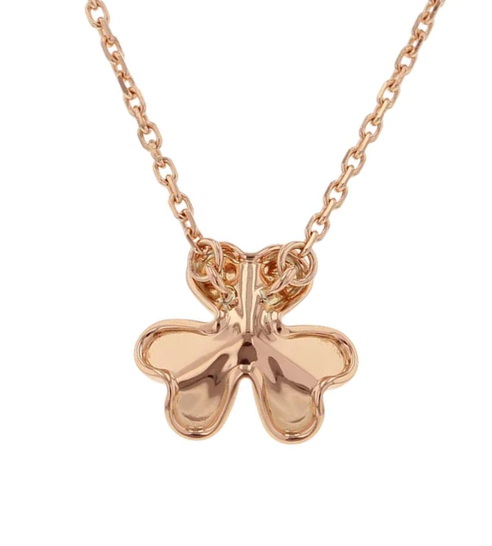 Van Cleef & Arpels Frivole Mini 18K Pink Gold Pendant