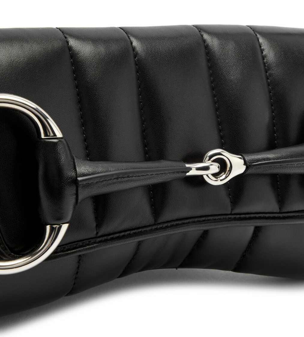GUCCI Horsebit Shoulder Bag