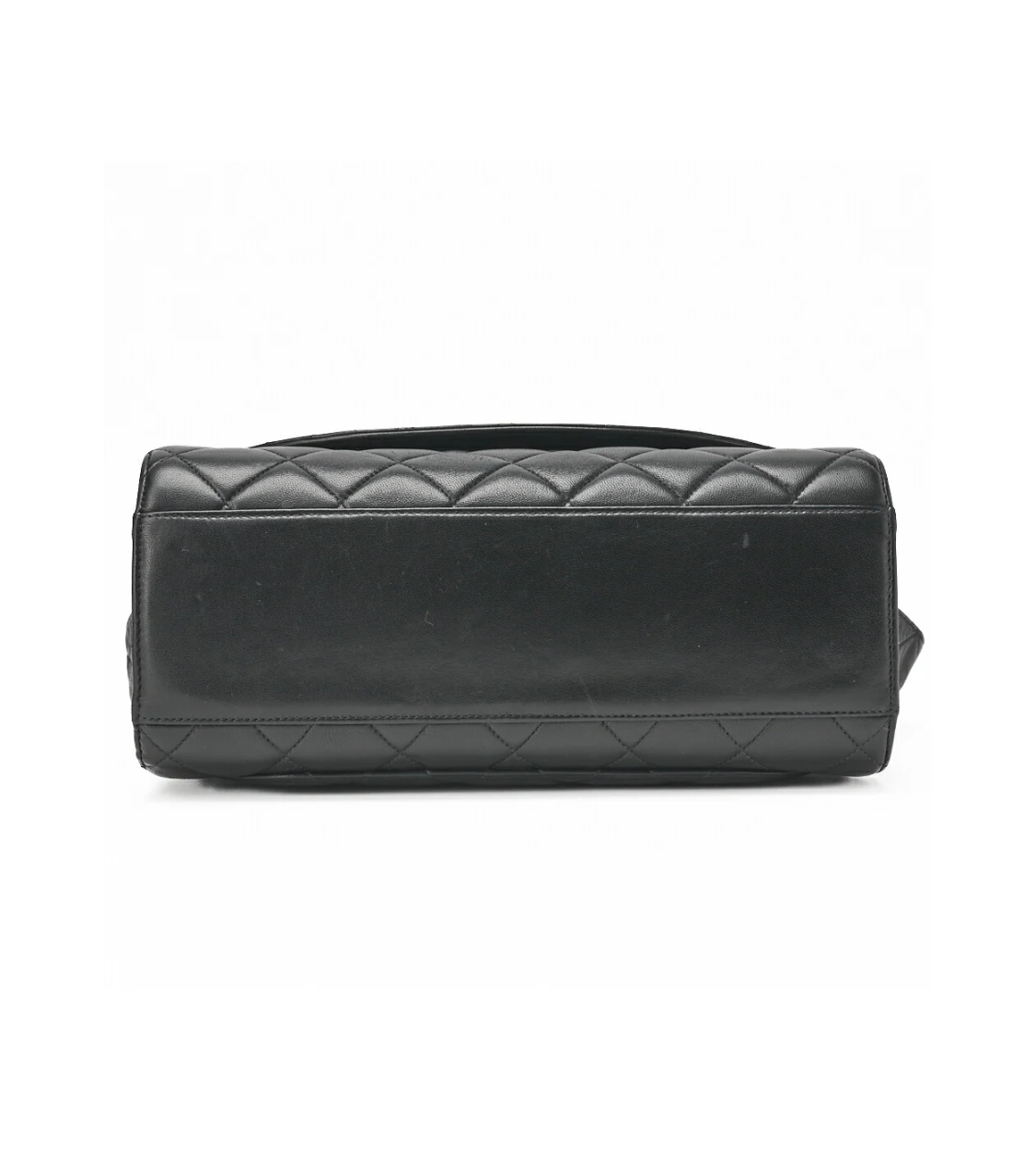 CHANEL Coco Mark Round Flap One Shoulder Lambskin Black