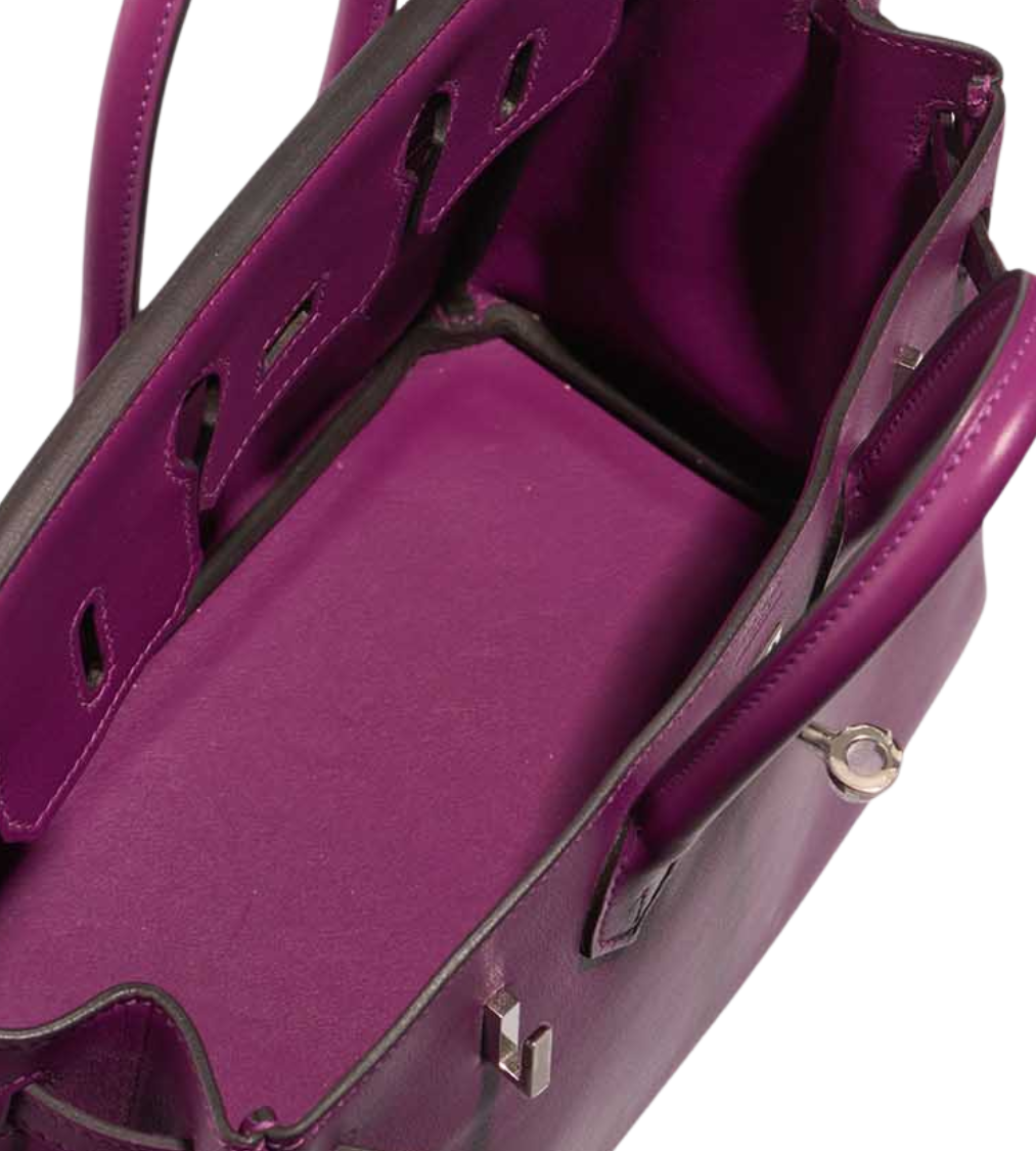 HERMES Birkin 25 Anemone Swift Leather