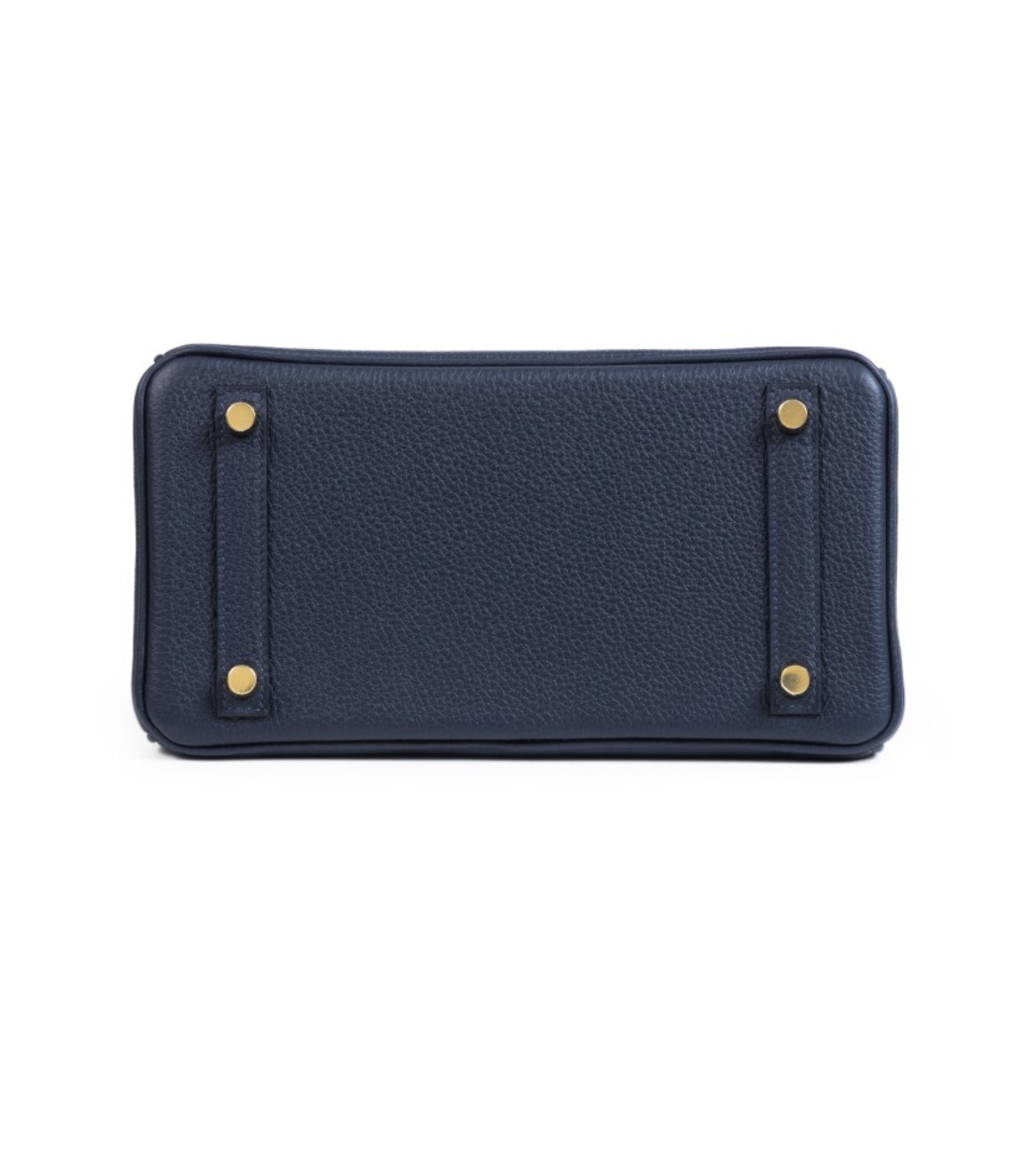 HERMES Birkin 25 Blue Abysse Togo Leather