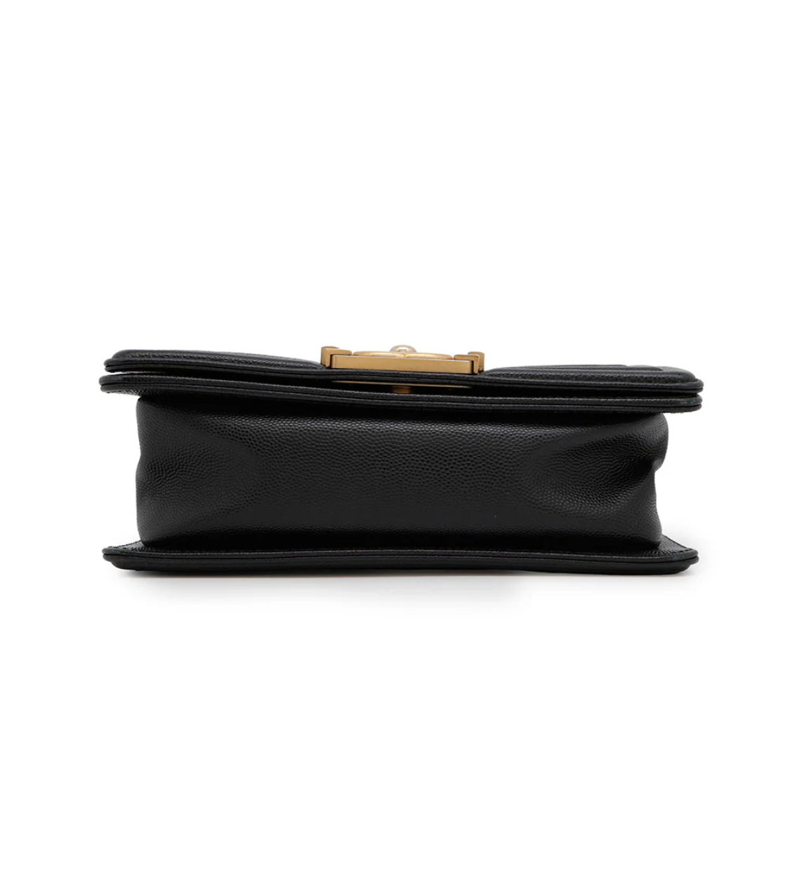 CHANEL 20 Boy Black Caviar Leather