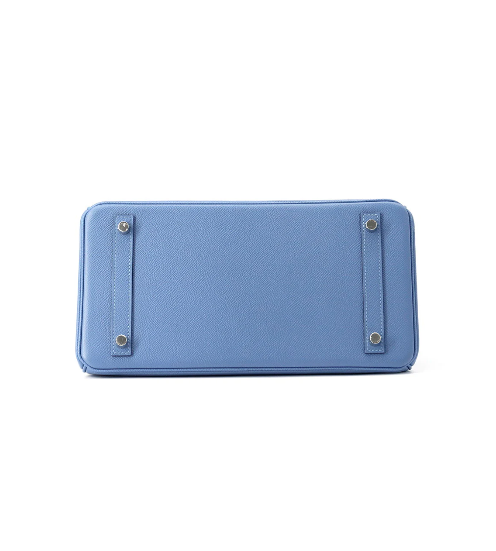 HERMES Birkin 30 Azur Epsom