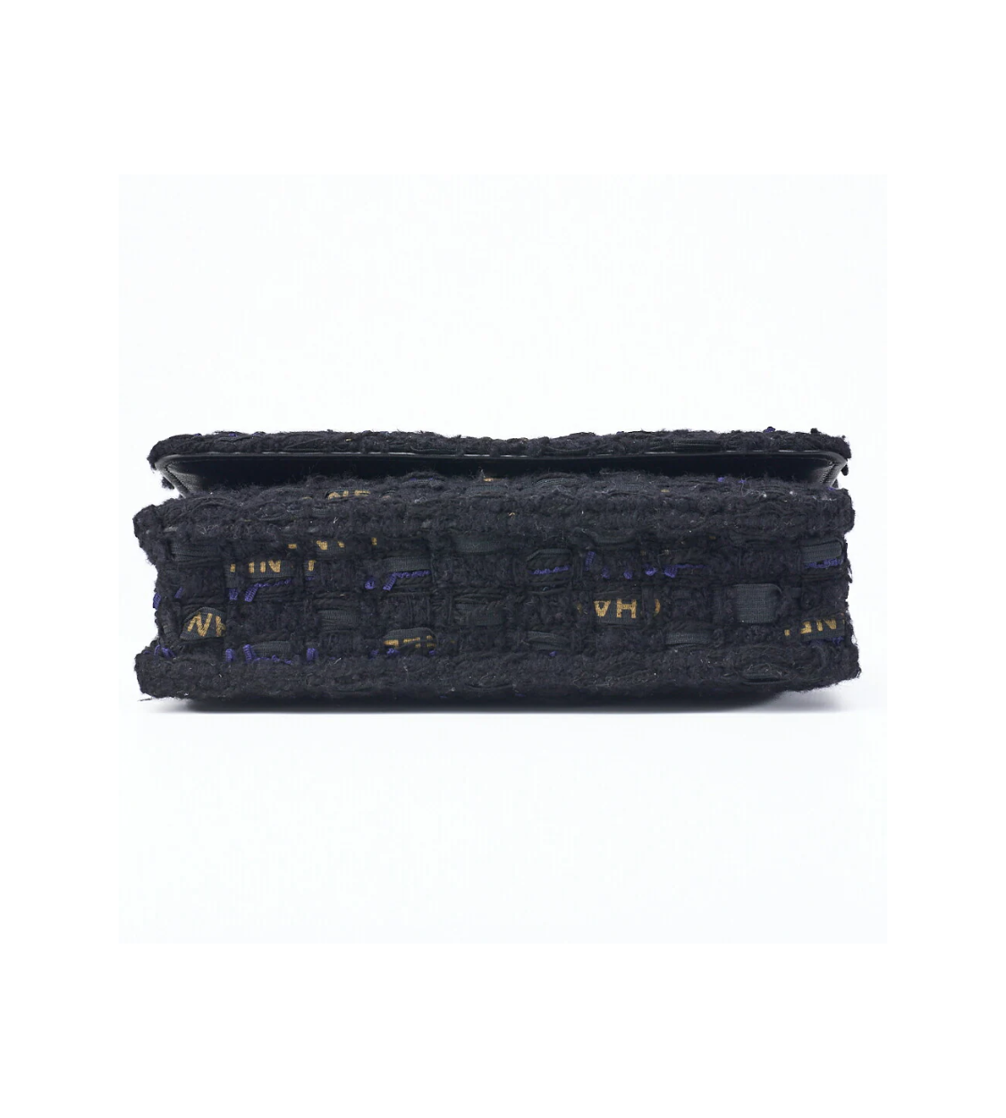 CHANEL 19 Matelasse Tweed Black Shoulder Chain Bag