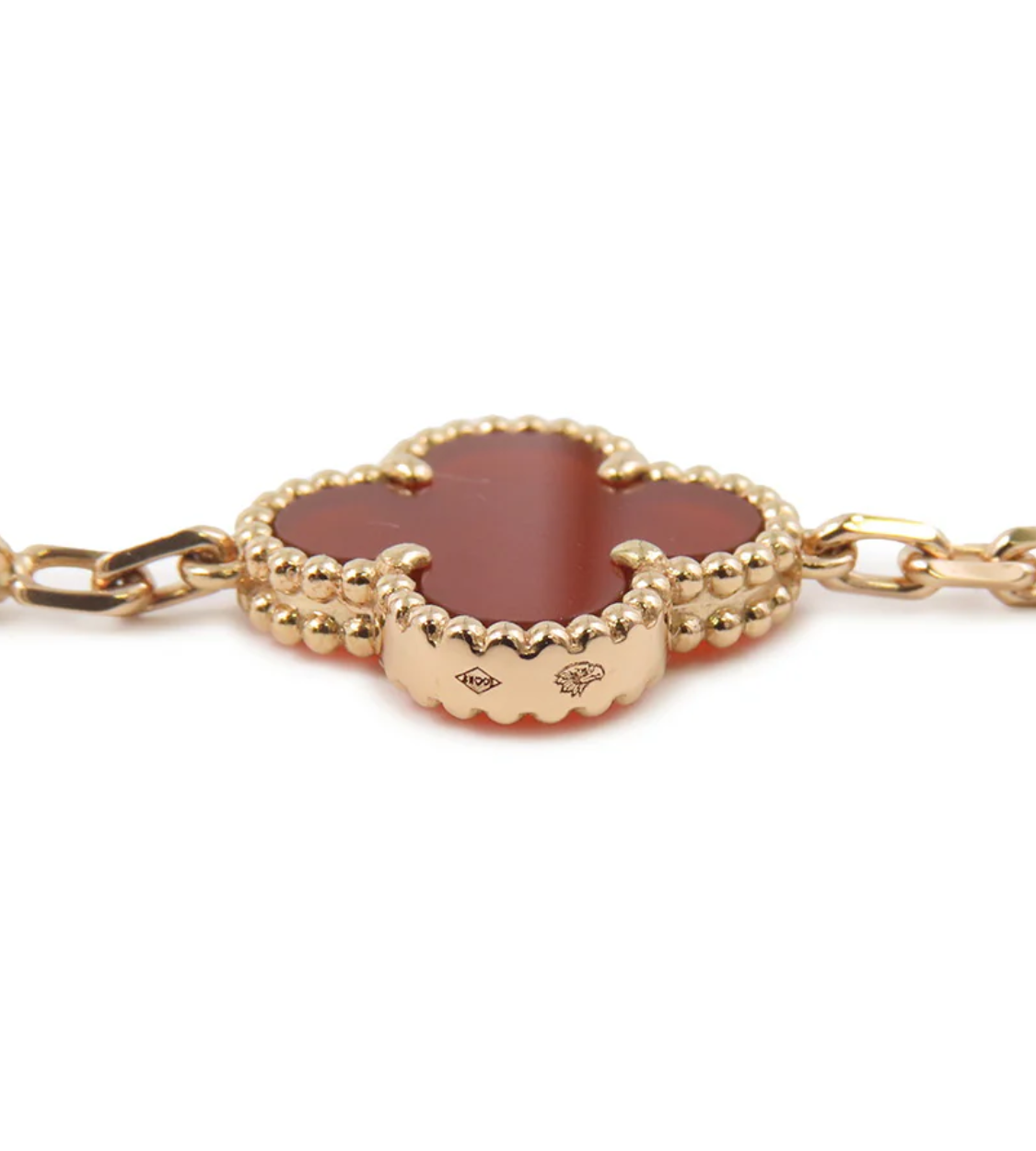 Van Cleef & Arpels Alhambra 5 motifs Pink Gold Bracelet