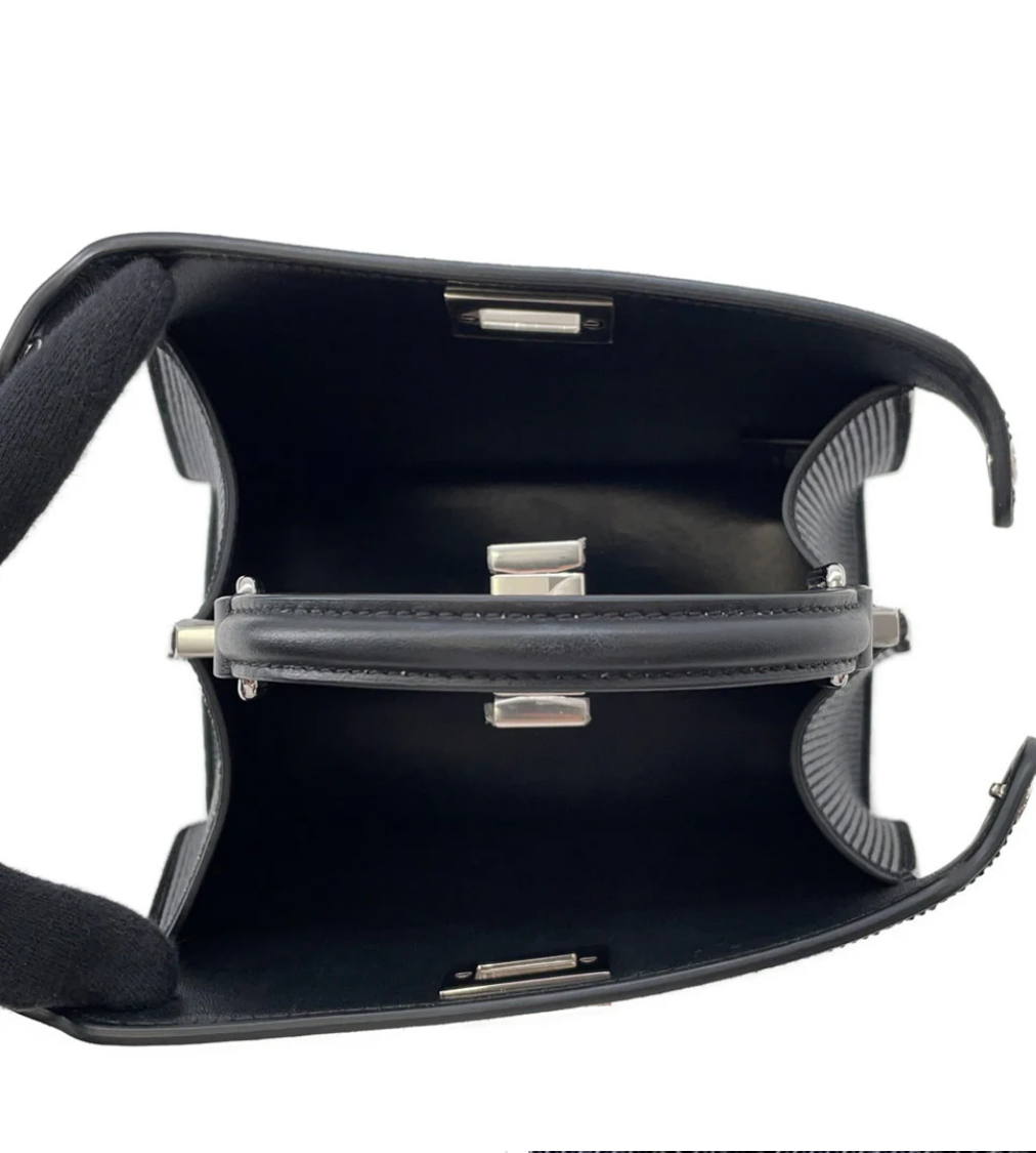 FENDI Peekaboo Crystal FF Handbag