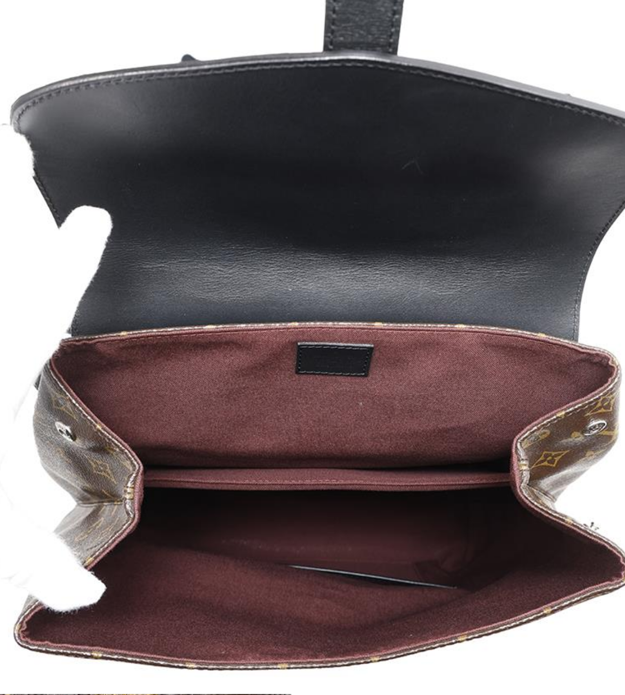 LOUIS VUITTON Parc Noir Monogram Macassar Canvas Backpack