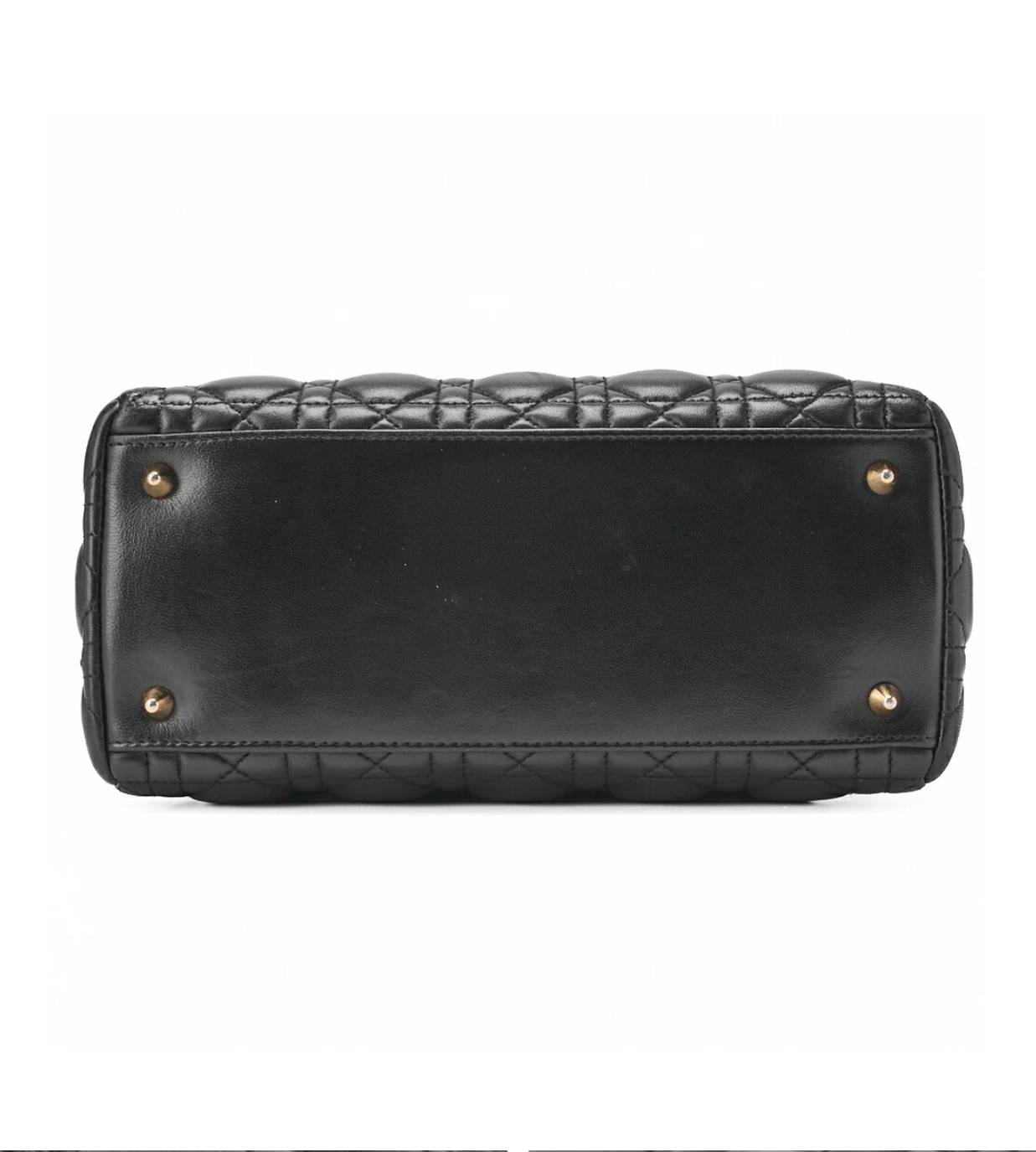 DIOR Lady Dior Cannage Black Lambskin