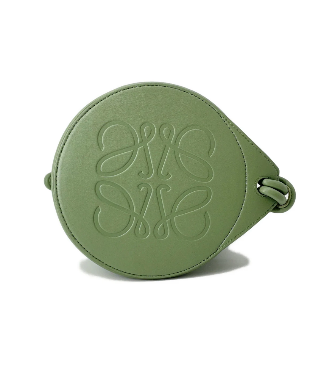 LOEWE Sailor Green Leather Small Shoulder Bag