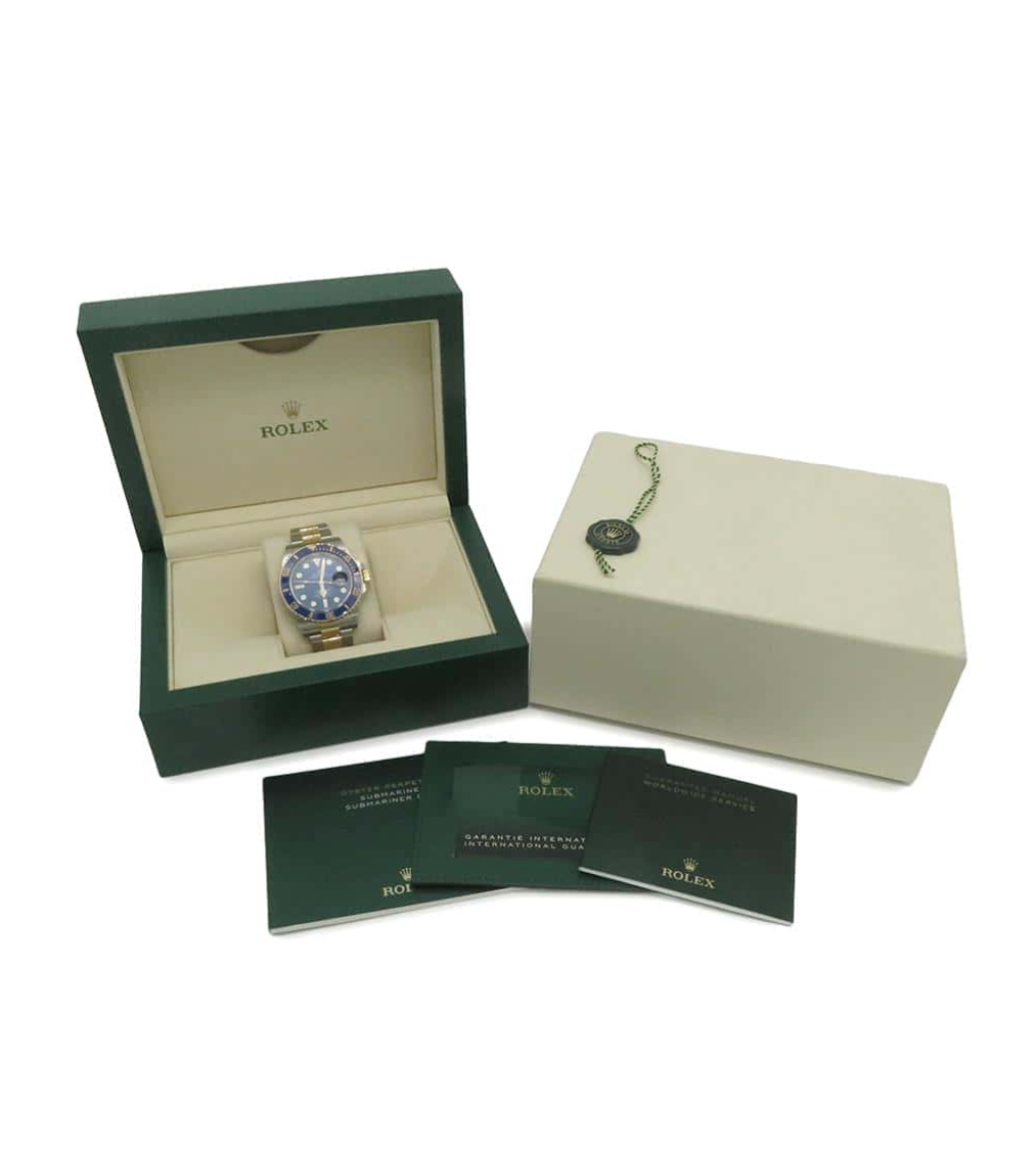 ROLEX Submariner-Date 41mm Stainless Steel/Yellow Gold Blue Dial