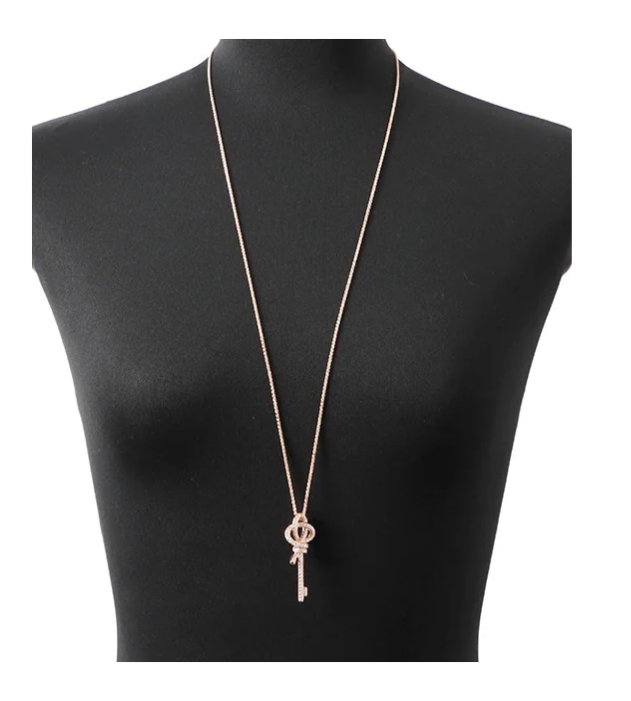 TIFFANY & Co. Knot Key Large 18K Pink Gold Pendant