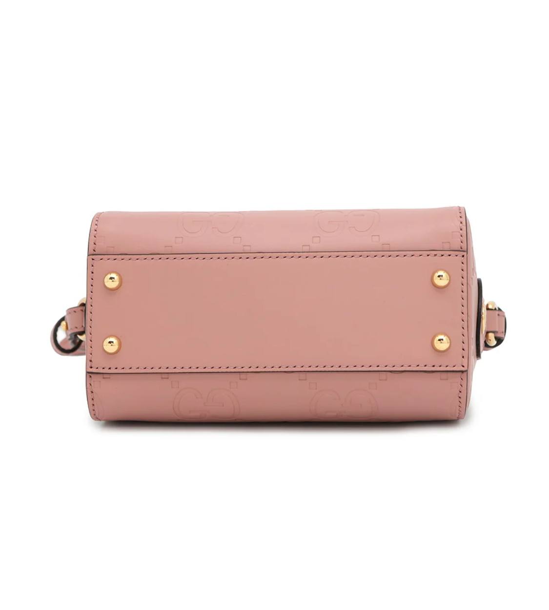 GUCCI Super Mini Pink GG Leather Bag