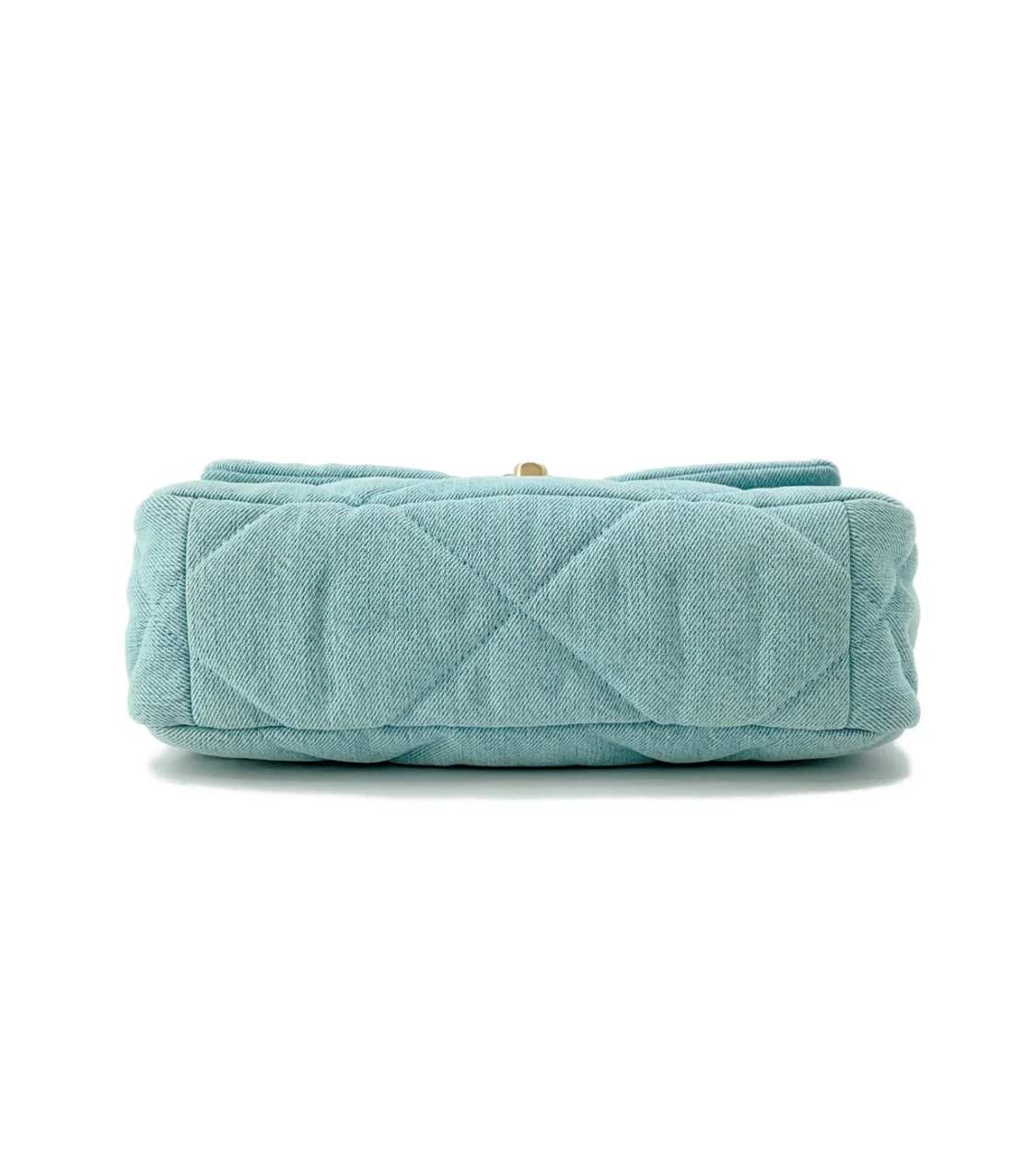 CHANEL 19 Flap Turquise Blue Denim Medium