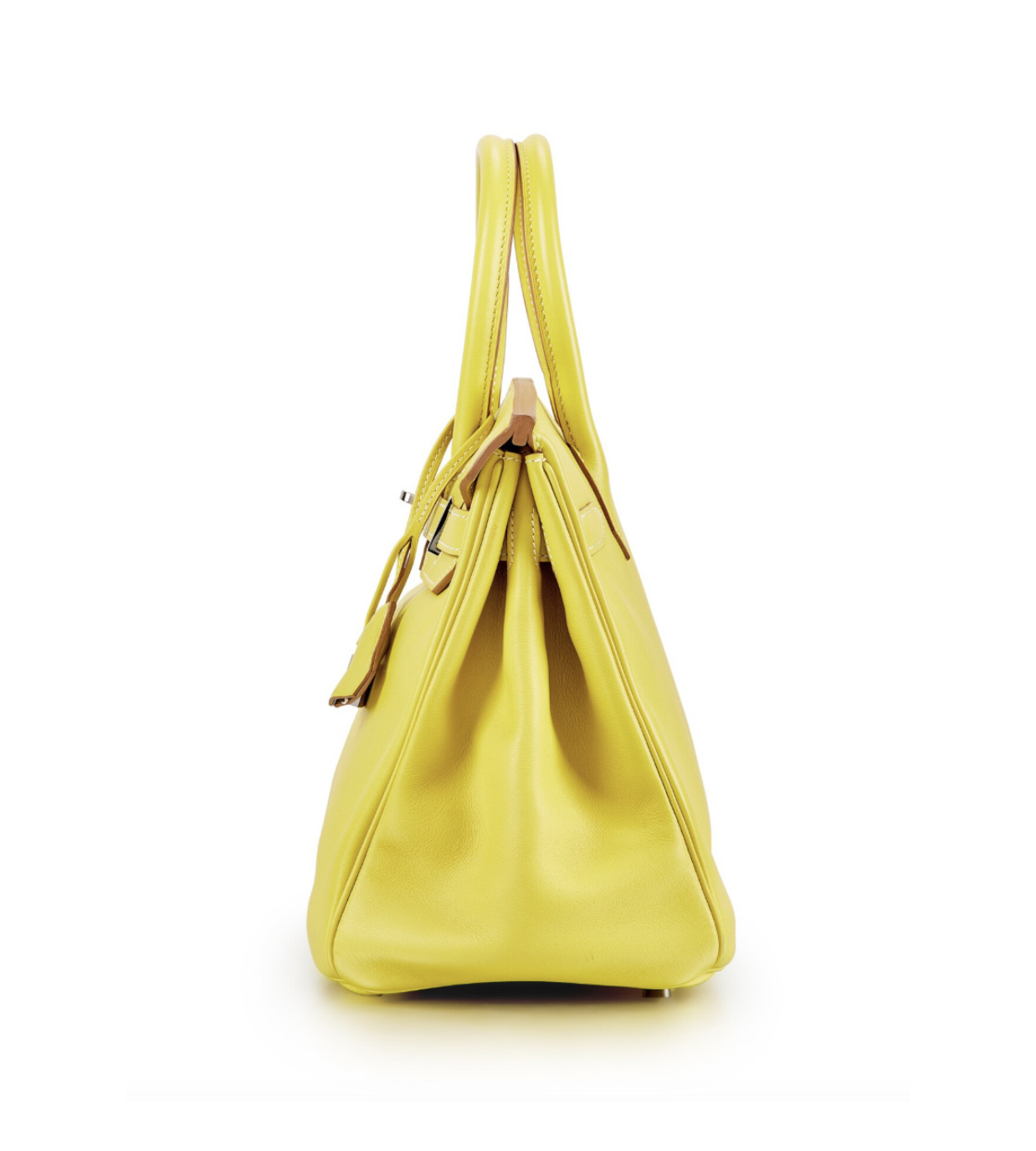 HERMES Birkin 25 Lime Swift Leather