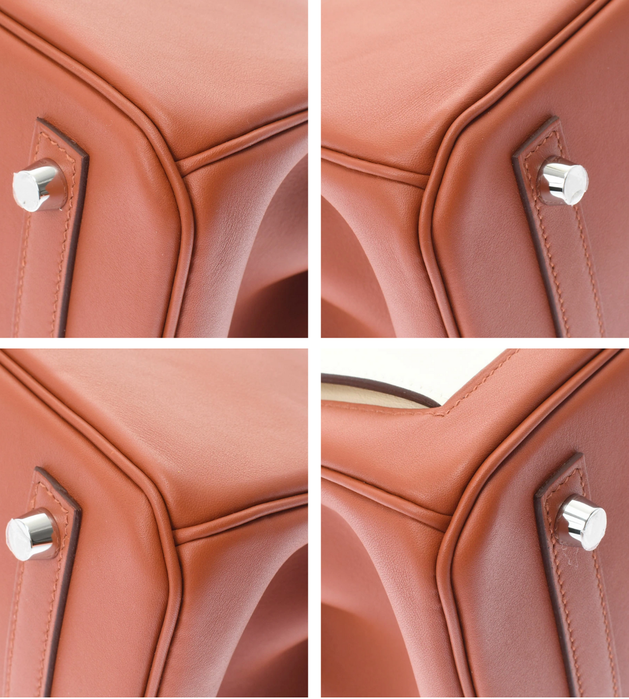 HERMES Birkin 30 Colormatic Brique/Nata/Blue Plume/Lime Swift Leather
