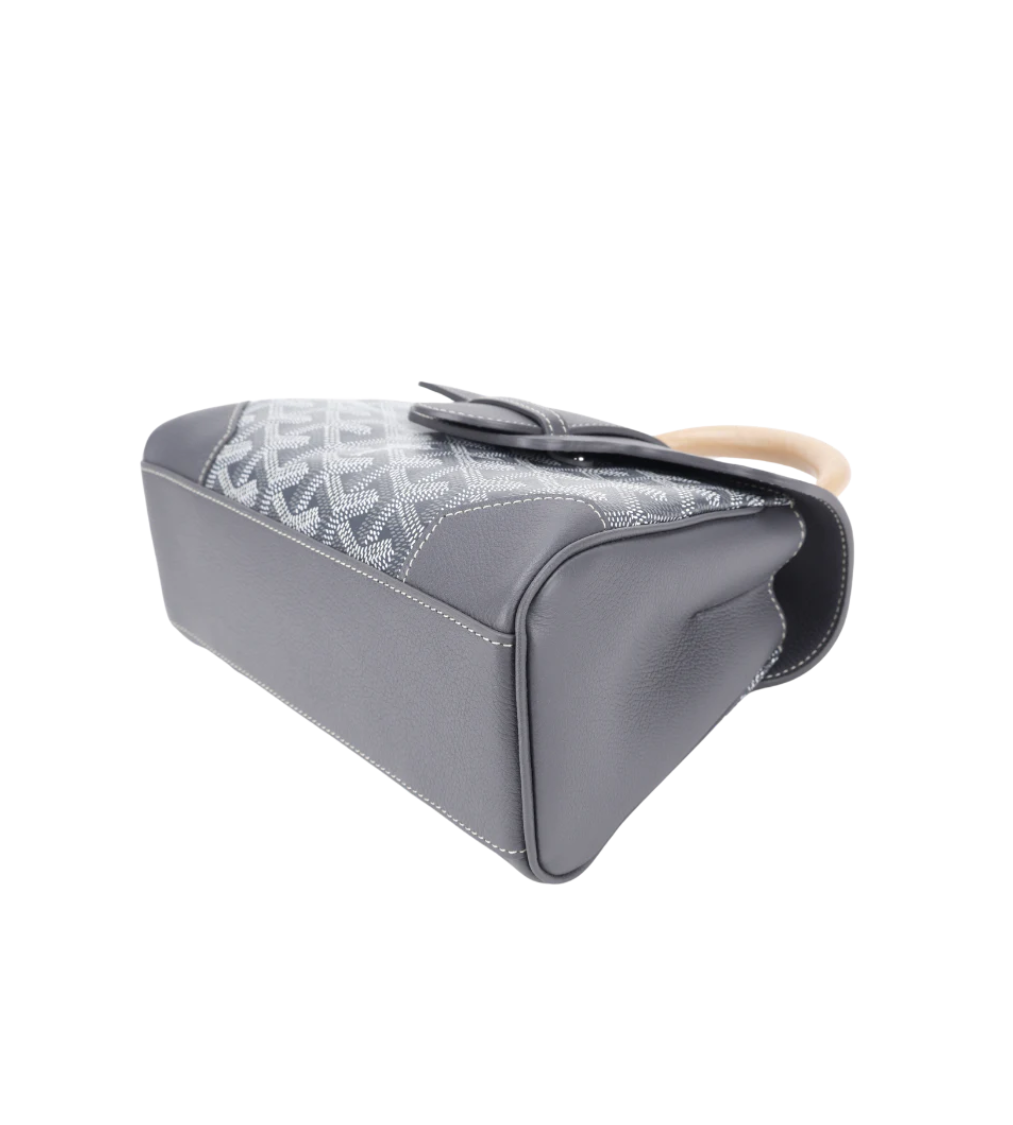 GOYARD Saigon Mini Gray Leather